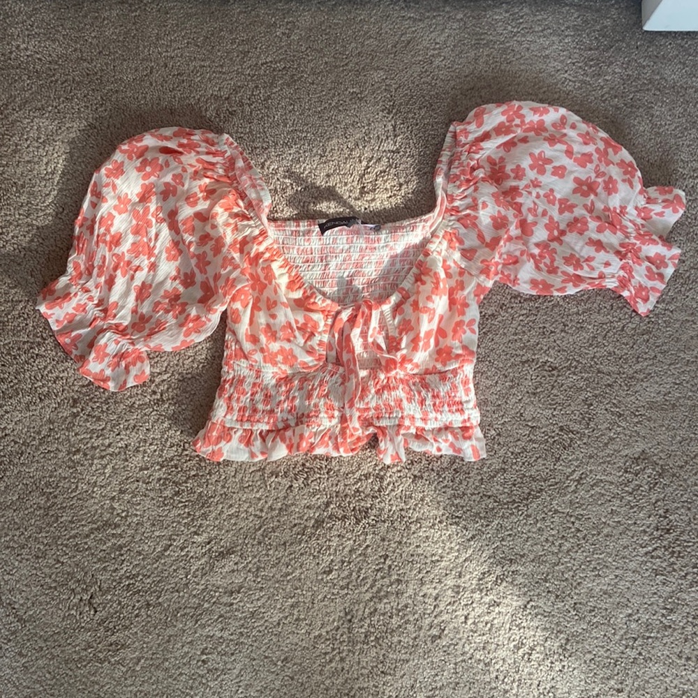Floral crop top